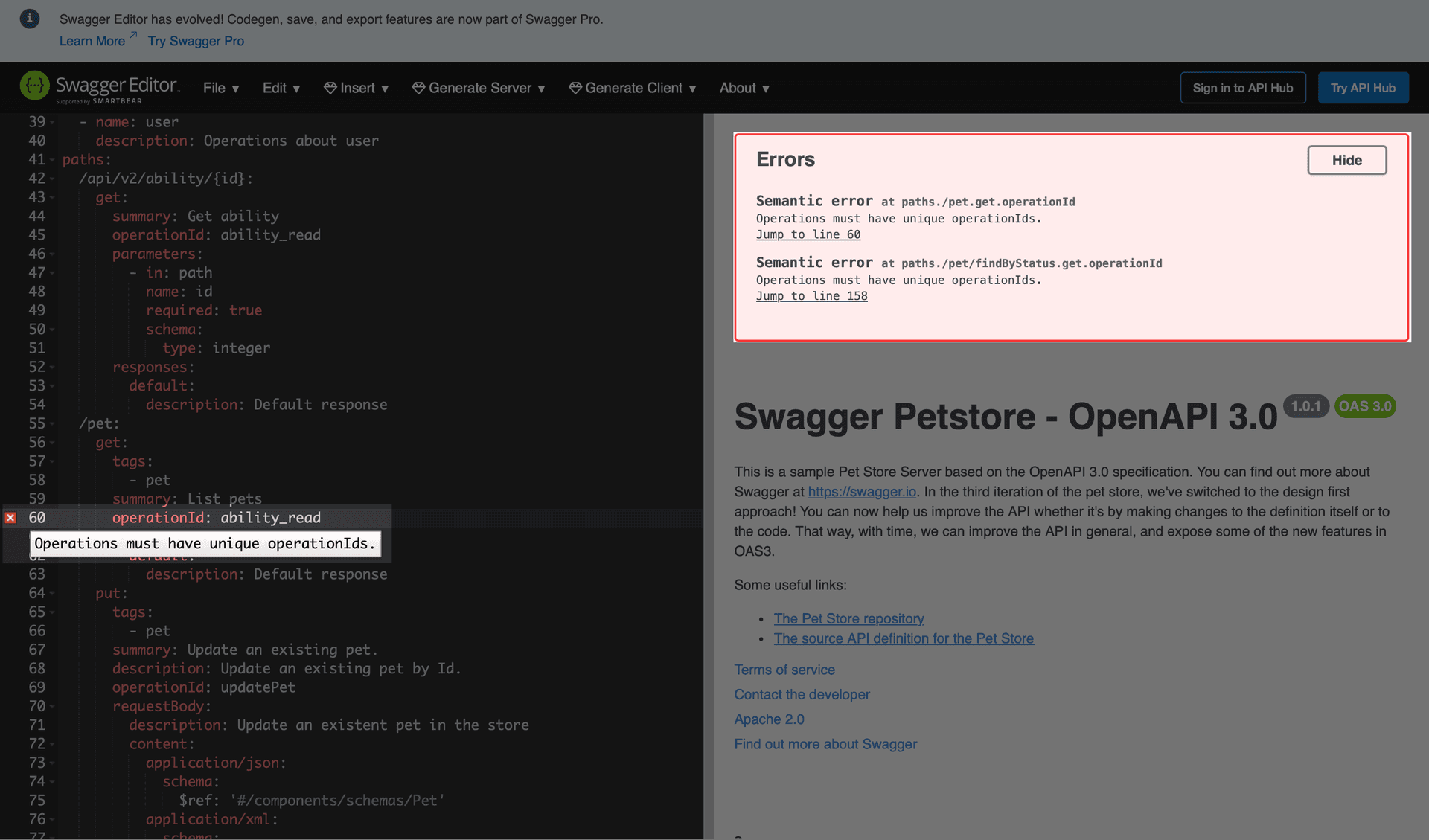Swagger UI path